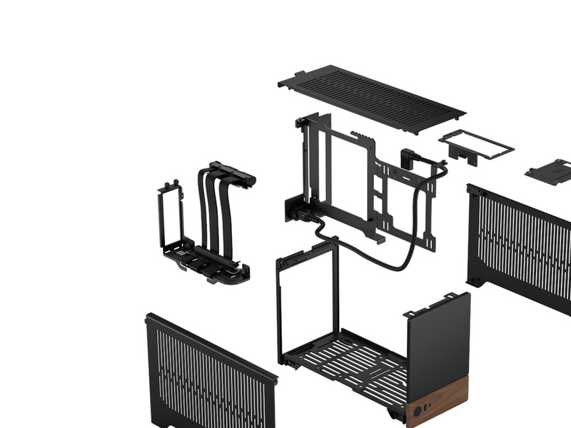 Fractal Design Terra - Graphite - Gehäuse - Ultra small form factor - Braun