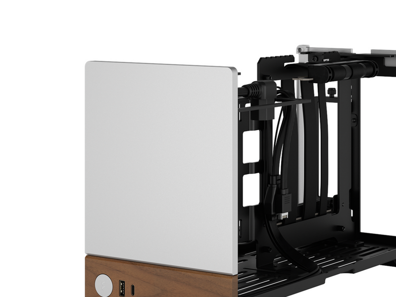 Fractal Design Terra - Silver - Gehäuse - Ultra small form factor - Braun