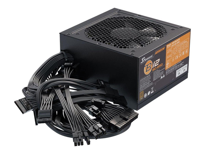 Seasonic B12 BC Series Netzteile - 850 Watt - 120 mm - ATX - 80 Plus Bronze zertifiziert
