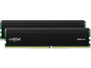 Crucial PRO DDR4-3200 - 64GB - CL22 - Dual Channel (2 pcs) - Intel XMP - Schwarz