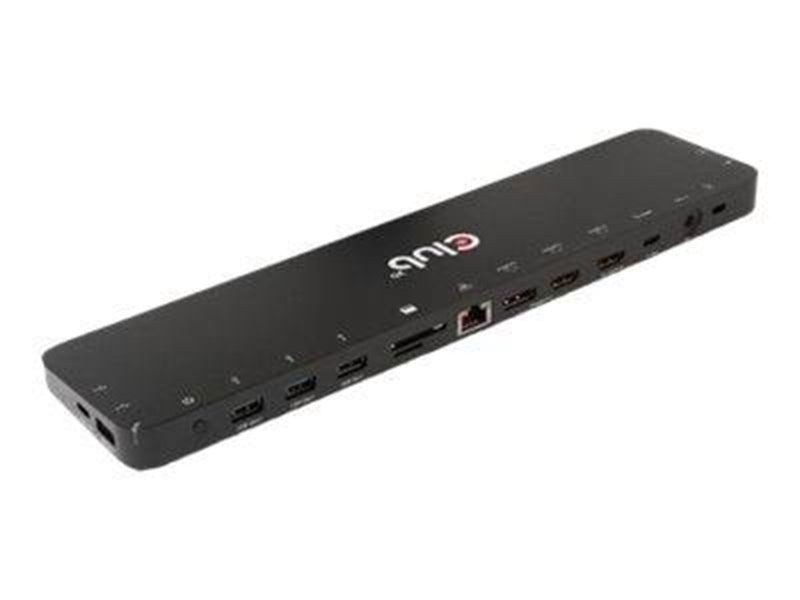 Club 3D - docking station - USB-C - 2 x HDMI DP - GigE