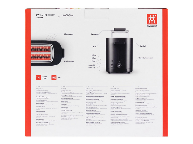 Zwilling Toaster Enfinigy toaster - Black