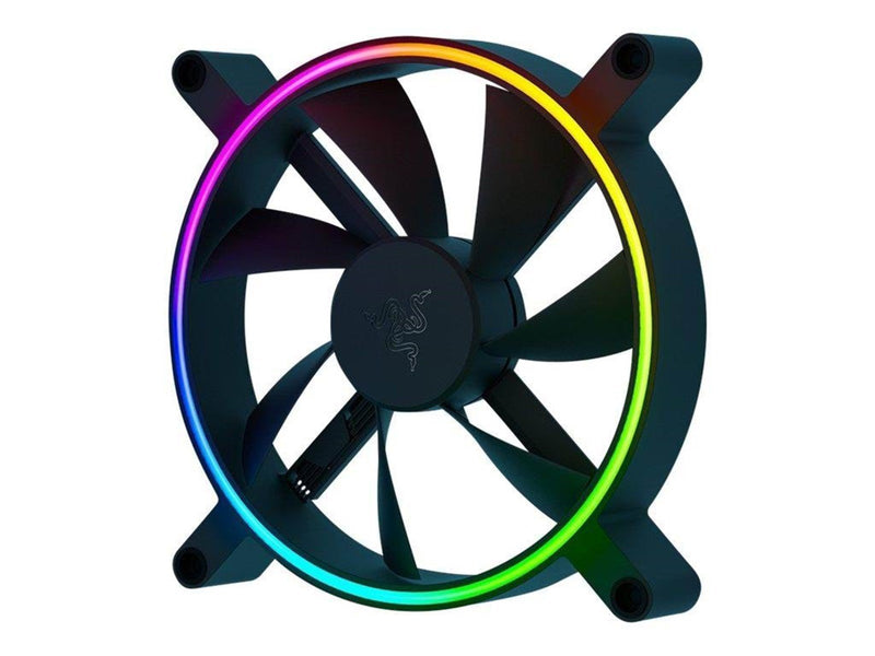Razer Kunai Chroma 140mm - 3 pack - Gehäuselüfter - 140mm - Schwarz - 30 dBA