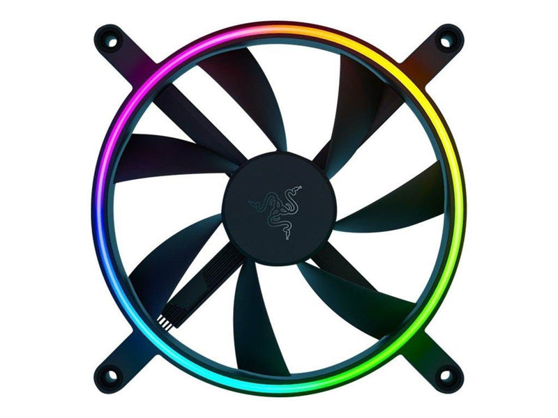 Razer Kunai Chroma 140mm - 3 pack - Gehäuselüfter - 140mm - Schwarz - 30 dBA