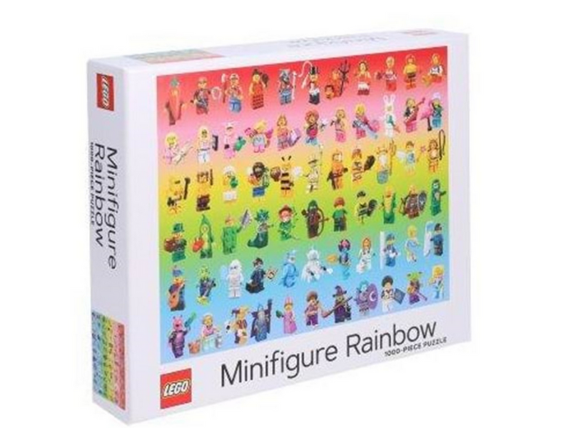 Euromic LEGO® Minifigure Rainbow 1000-Piece Puzzle