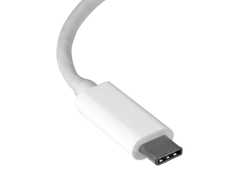 StarTech.com US1GC30W USB-C to Gigabit Ethernet Adapter White Thunderbolt 3 Compatible