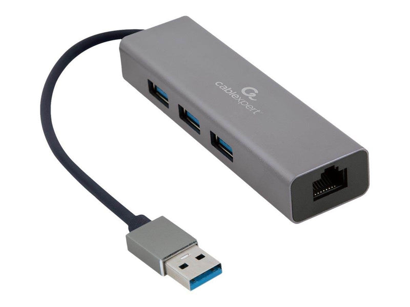 Gembird Cablexpert USB-Hubs - 3 - Grau