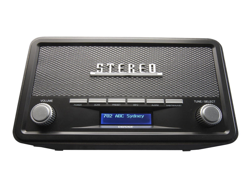 DENVER DAB-18DARKGREY - DAB portable radio - Bluetooth - DAB/DAB+/FM - Stereo - Grau