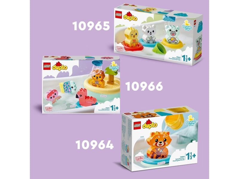 LEGO DUPLO 10965 Badewannenspaß: Schwimmender Tierzug