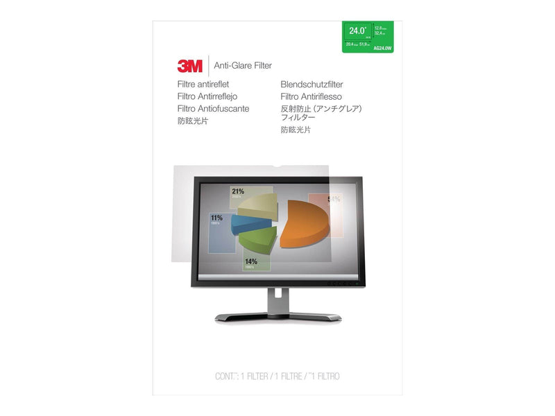 3M Anti-Glare Filter til 24" widescreen-skærm (16:10)