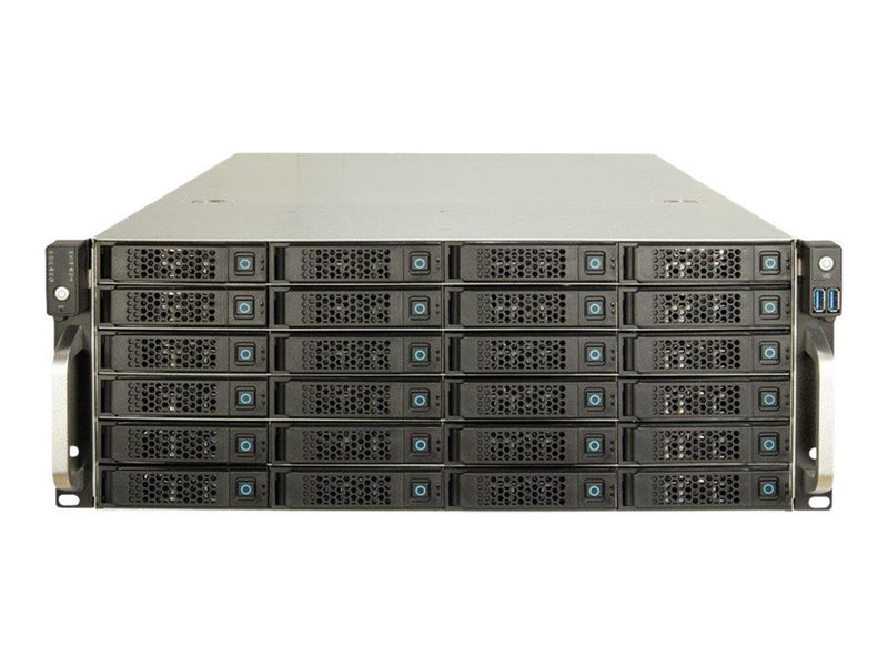 Inter-Tech IPC 4U-4724 - Gehäuse - Server (Rack) - Schwarz