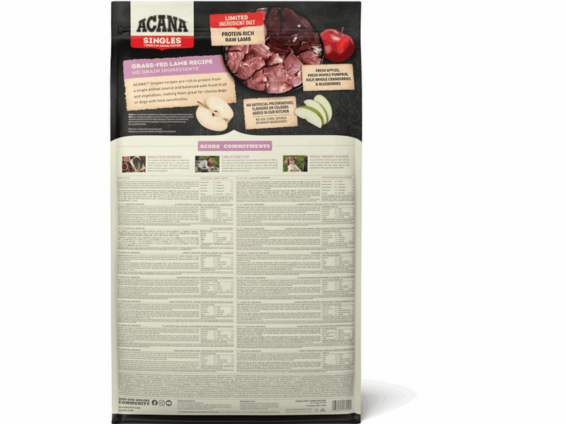 Acana Grass-fed Lamb Dry Dog Food 11.4kg