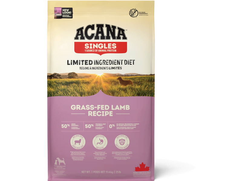 Acana Grass-fed Lamb Dry Dog Food 11.4kg