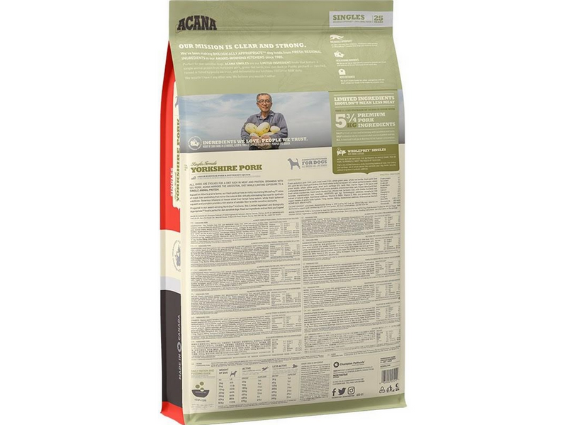 Acana Yorkshire Pork Dry Dog Food 11.4kg