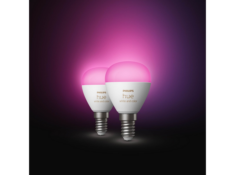 Philips Hue White and Color Ambiance E14 Smart luster bulb (2-pack)