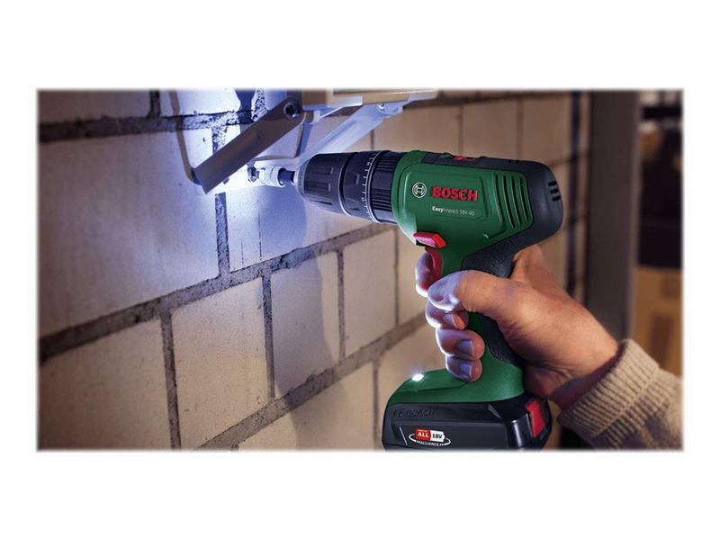 Bosch Easy Impact 18V-40 + SystemBox CORDLESS DRILL/DRIVER WITH TWO GEARS