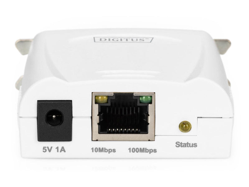 DIGITUS DN-13001-1 Fast Ethernet Print Server parallel