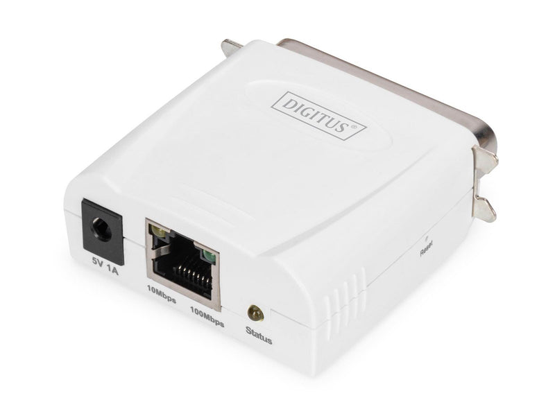 DIGITUS DN-13001-1 Fast Ethernet Print Server parallel