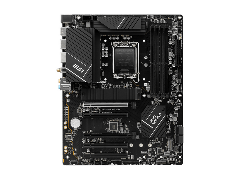 MSI PRO B760-P WIFI DDR4 Mainboard - Intel B760 - Intel LGA1700 - DDR4 RAM - ATX