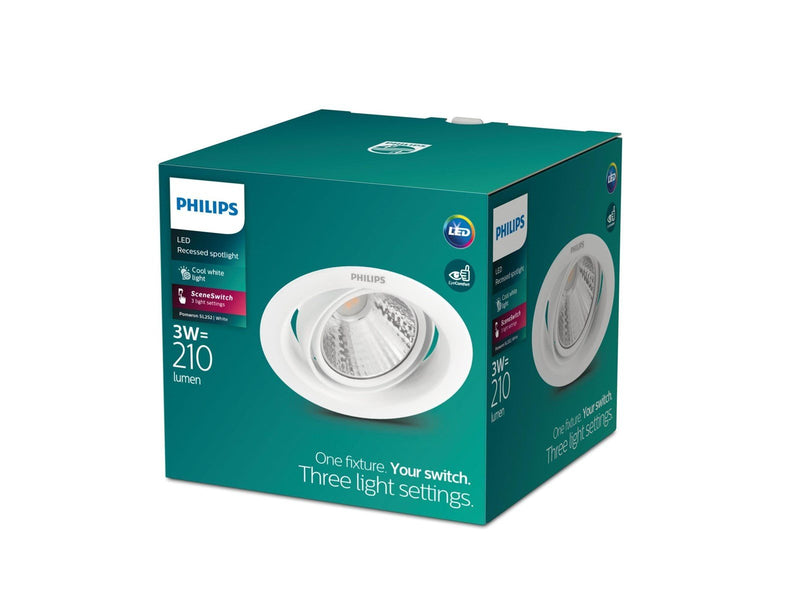 Philips POMERON DIM 070 3W 40K EU recessed