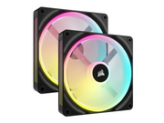 Corsair iCUE LINK QX140 RGB Starter Kit - Black - Gehäuselüfter - 140mm - Schwarz mit RGB LED - 37 dBA