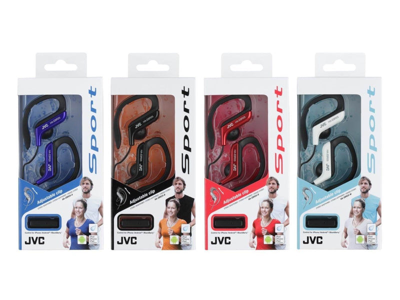 JVC  in-ear sports headphones with remote control and microphone