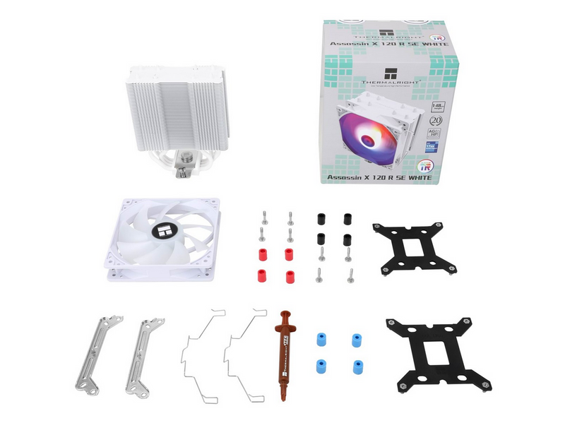 Thermalright Assassin X 120 Refined SE White ARGB - CPU-Luftkühler - Max 26 dBA