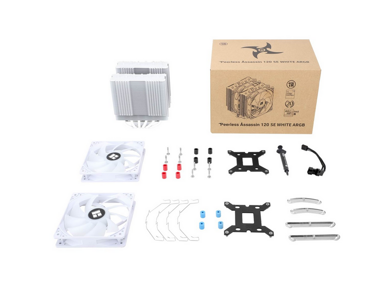 Thermalright Peerless Assassin 120 SE - White ARGB - CPU-Luftkühler - Max 26 dBA