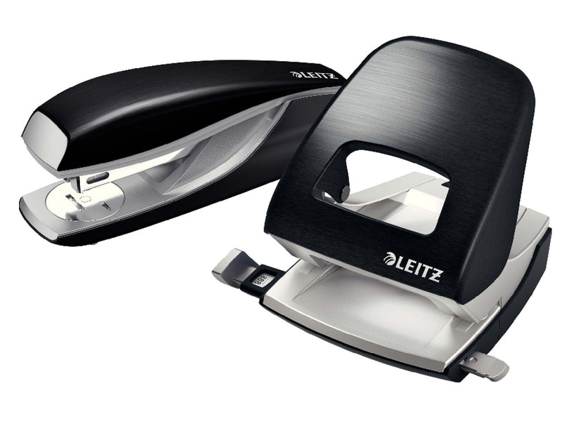 Leitz  NeXXt Style Bürolocher (Metall) Satin Schwarz
