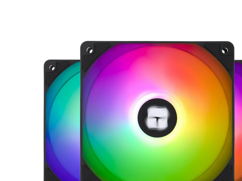 Thermalright TL-C12C-S ARGB - Black (3-pack) - Gehäuselüfter - 120mm - Schwarz mit RGB LED - 26 dBA