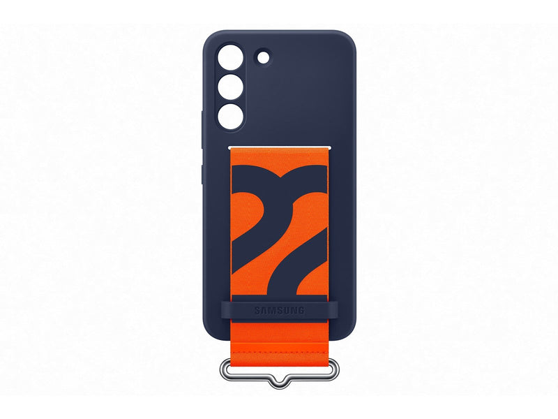 Samsung Galaxy S22 Silicone Cover with Strap - Navy