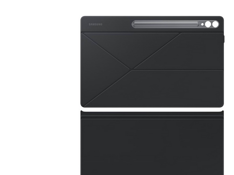 Samsung Galaxy Tab S10 Ultra / Tab S9 Ultra - Smart Book Cover - Black