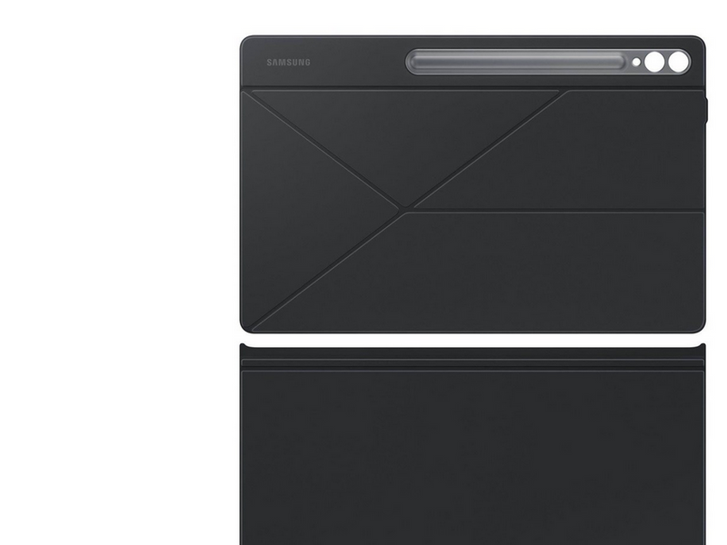 Samsung Galaxy Tab S10 Ultra / Tab S9 Ultra - Smart Book Cover - Black