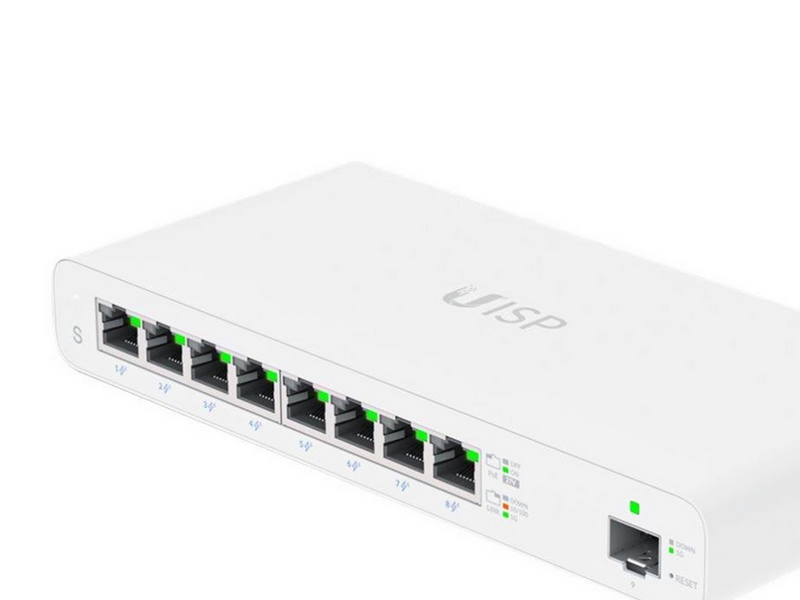 Ubiquiti UISP Switch 8-Port Gigabit POE Switch