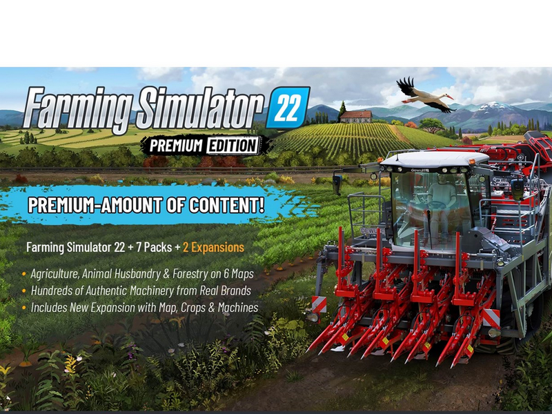 Farming Simulator 22 (Premium Edition) - Sony PlayStation 4 - Simulator - PEGI 3