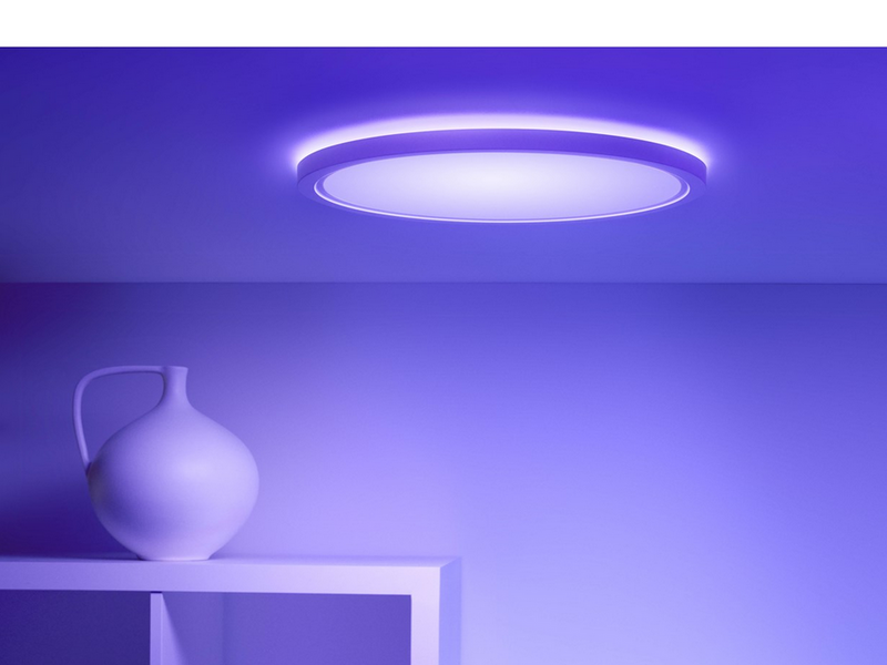 WiZ Super Slim Deckenlampe - 22 W - RGB - weiß