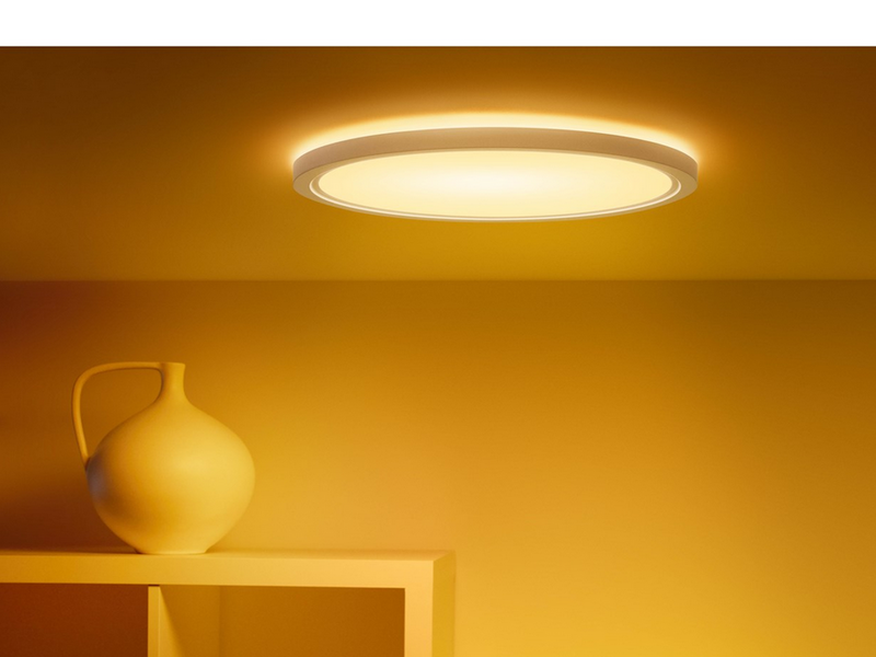 WiZ Super Slim Deckenlampe - 22 W - RGB - weiß