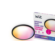 WiZ Super Slim Deckenlampe - RGB - Schwarz