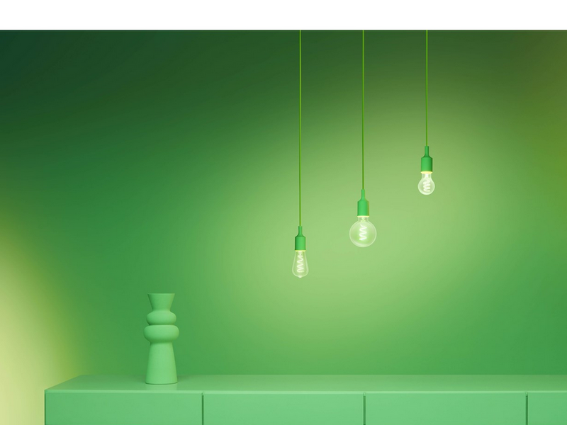 WiZ Color G95 E27 Smart Filament Globe Bulb - RGB/16 Million colors + Dimmable White LED