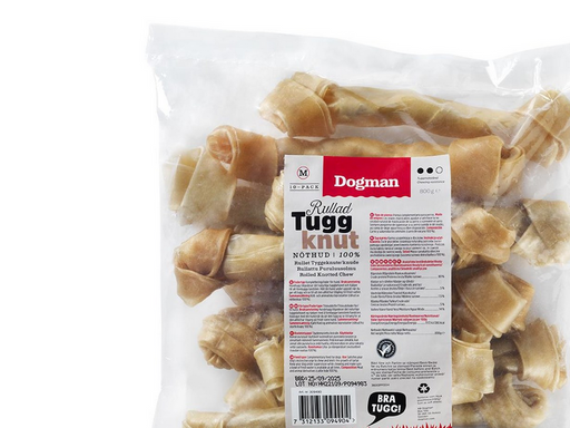 Dogman Kauknochen mit Knoten (10x 20cm) 800g