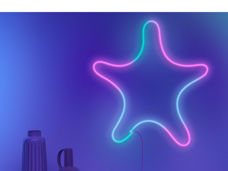 WiZ Neon Flex Lightstrip 3 m - 24 W - RGB - weiß