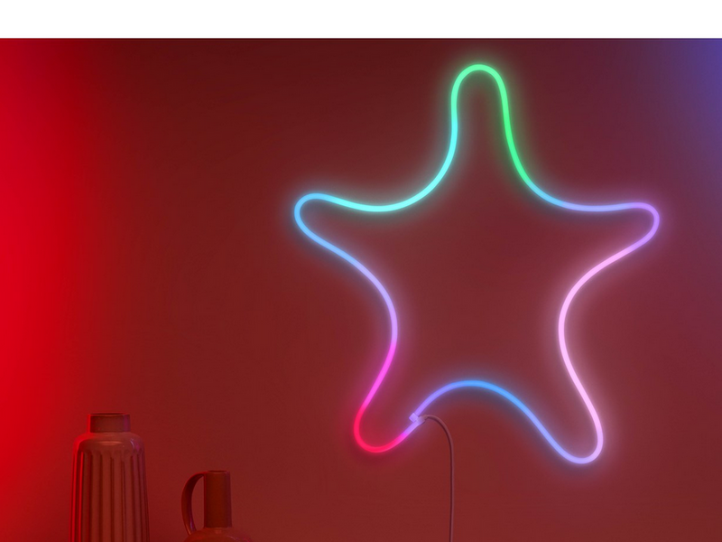 WiZ Neon Flex Lightstrip 3 m - 24 W - RGB - weiß
