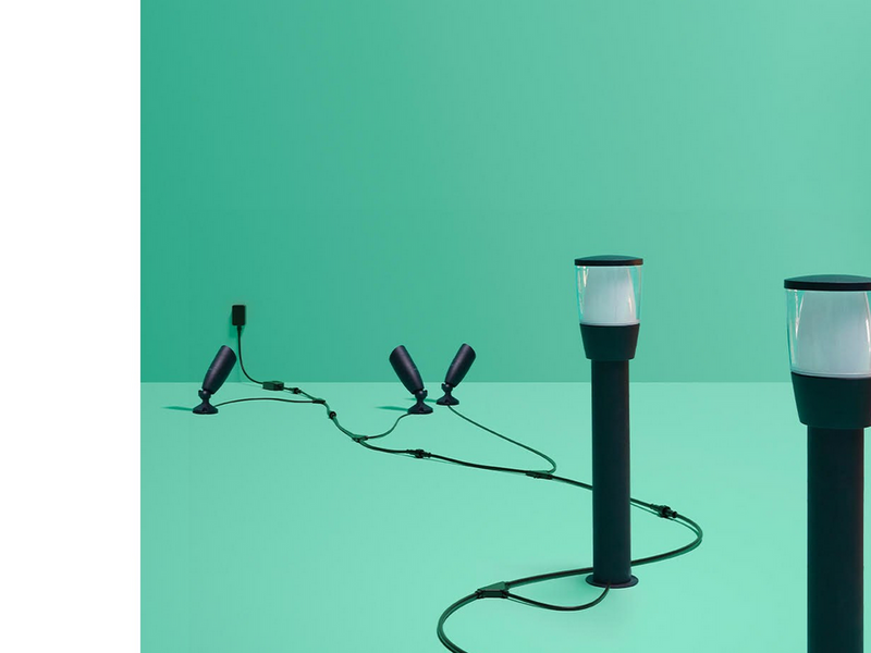 WiZ Smart Outdoor Elpas Bollard Starter Kit
