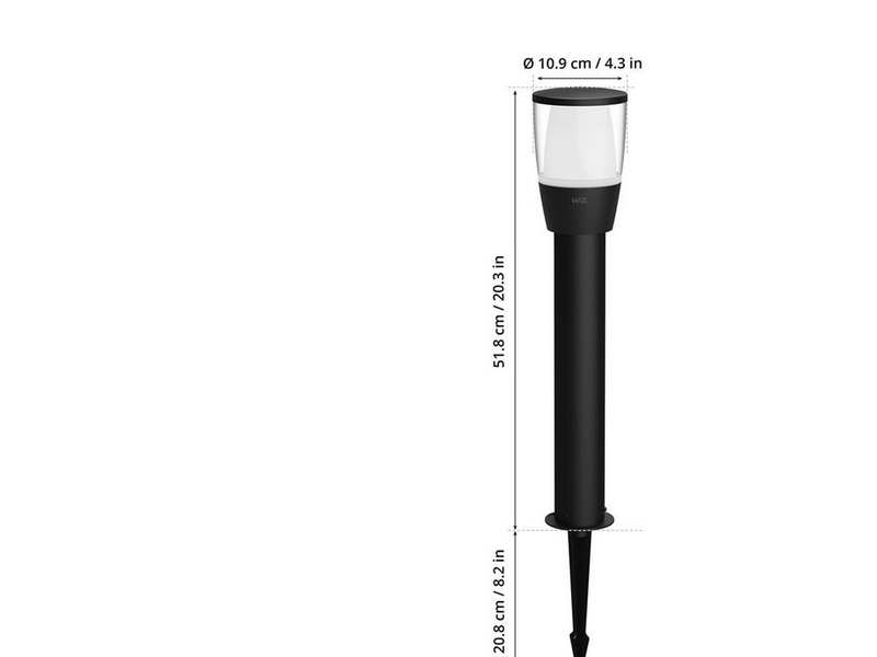 WiZ Smart Outdoor Elpas Bollard Starter Kit