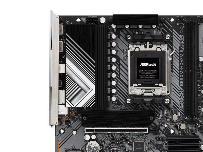 ASRock B650M-HDV/M.2 Mainboard - AMD B650 - AMD AM5 - DDR5 RAM - Micro-ATX