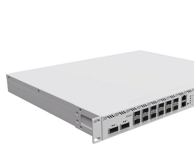 MikroTik Cloud Core Router CCR2216-1G-12XS-2XQ - router - desktop rack-mountable - Router