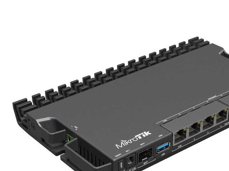 MikroTik RB5009UPR+S+IN 9-Port POE (130W) Router (7x 1G RJ45 / 1x 2.5G RJ45 / 1x 10G SFP+) - Router