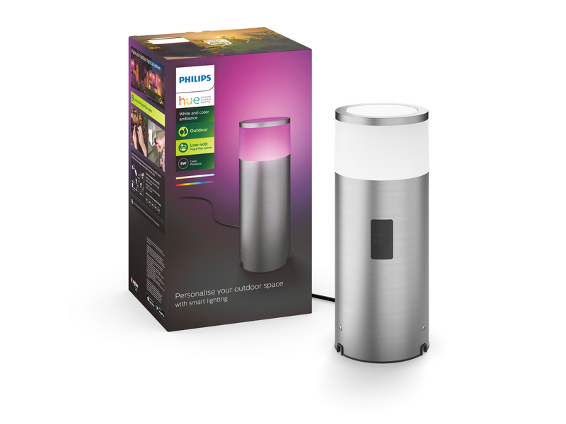 Philips Hue Outdoor Calla Pedestal - Inox - Extension