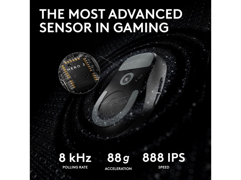 Logitech G PRO X SUPERLIGHT 2 - Gaming Maus (Schwarz)