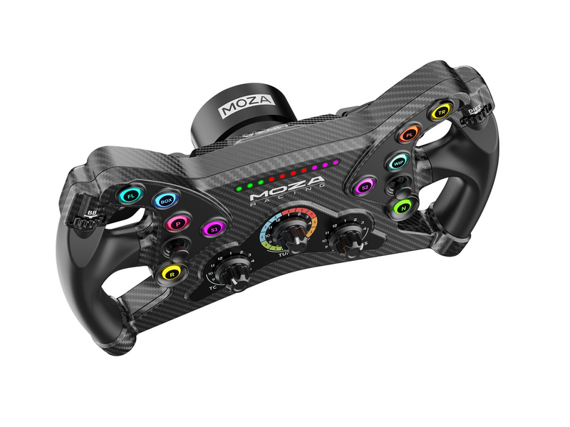 Moza Racing KS Formula Steering Wheel - 300mm butterfly style - Wireless Lenkrad - PC